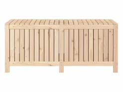 Outlet Arcón de jardín 147x68x64 cm Madera maciza de pino Armario De Jardín