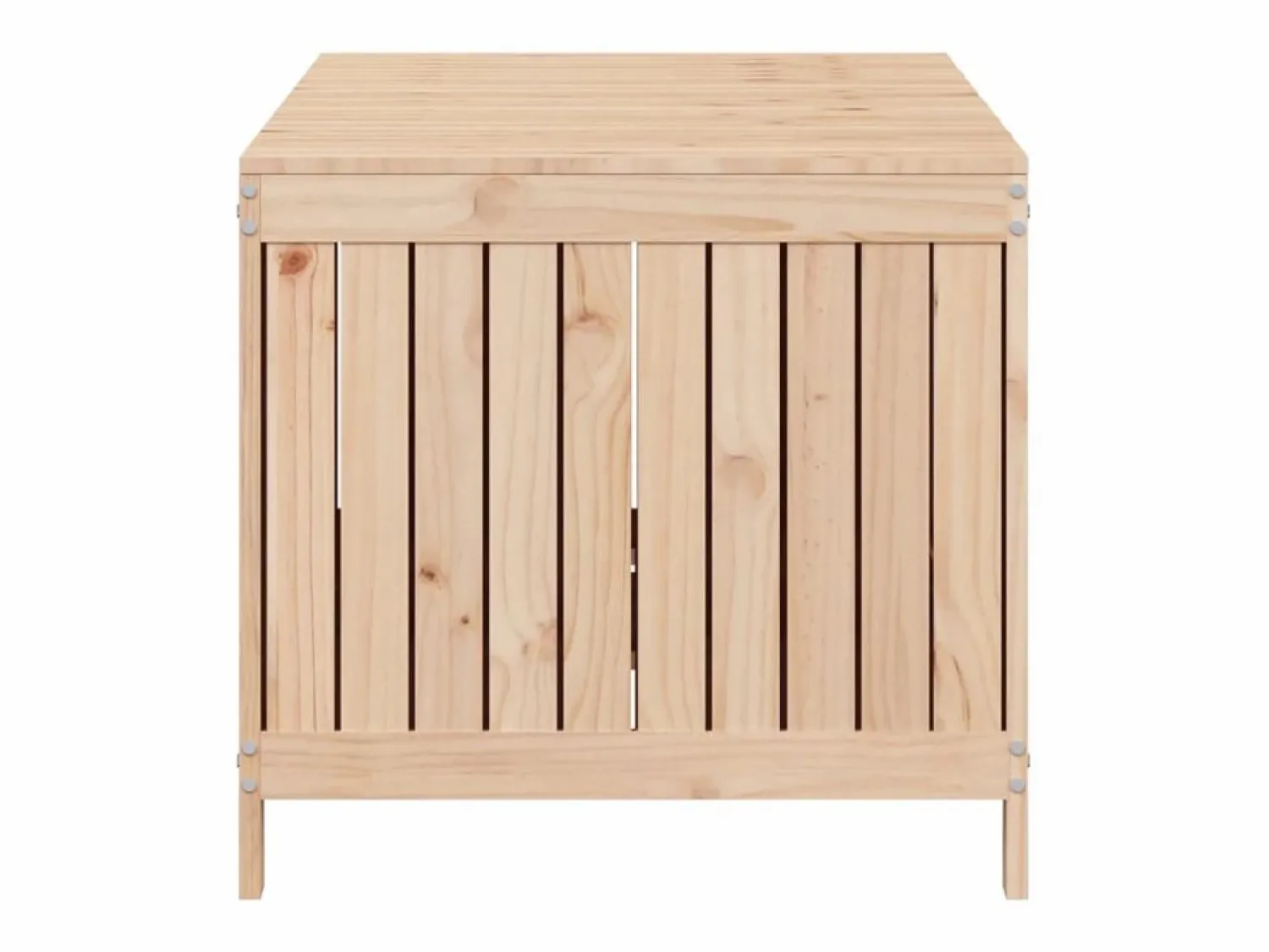 Outlet Arcón de jardín 147x68x64 cm Madera maciza de pino Armario De Jardín