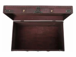 Hot Arcón de madera Antibes aspecto antiguo angular, angular Baúl Y Arcón|Accesorios De Almacenaje