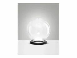 Best Ariel - Lámpara de mesa Fabas Luce - Luz táctil LED regulable de 11 W - Vidrio borosilicato con forma de gota Lámpara De Mesa