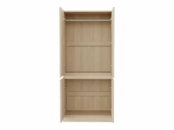 Outlet Armario 70 × 40 × 170 cm - modelo de doble puerta con amplios compartimentos de almacenamiento - madera Muebles Niño