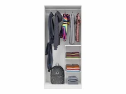 Hot Loungitude Armario 3 puertas aglomerado rosa 200x90x52cm Gris