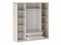 Vente-unique Armario 4 puertas L200 cm en color y dorado - VUKIA de Pascal Morabito