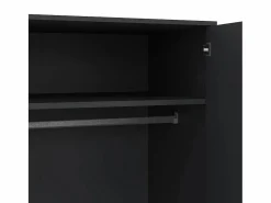 Online Armario 2 puertas y 2 cajones con patas de madera H200,1 cm - TARP Mueble Perchero