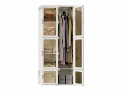 Hot Armario 69 x 170 x 50 cm (An x Al x Pr) Fácil montaje Armario con puertas magnéticas Armario Abierto, Vestidor