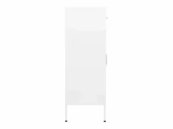 vidaxl Armario almacenamiento acero 80x35x101,5 cm Blanco