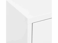 vidaxl Armario almacenamiento acero 80x35x101,5 cm Blanco