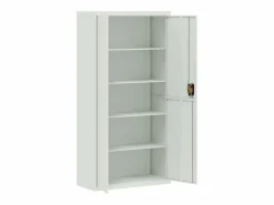 New Armario archivador de acero claro 90x40x180 cm ES793373 Armario Oficina