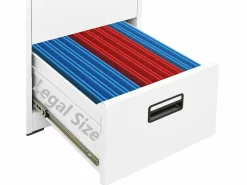vidaxl Armario archivador de acero 46x62x133 cm