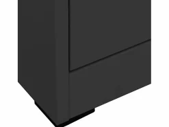 Armario archivador de acero antracita 46x62x102,5 cm Cajonera De Escritorio