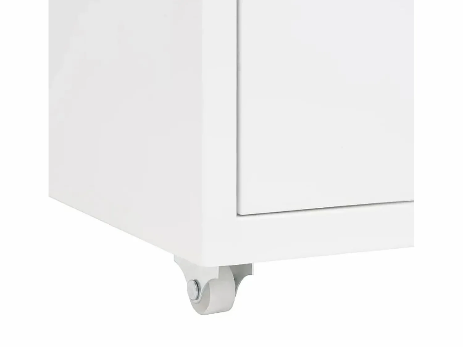 Sale vidaxl Armario archivador móvil metal 28x41x69 cm Blanco