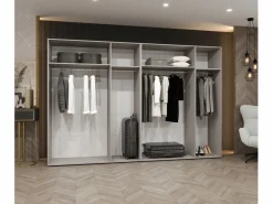 Discount Armario Bari 1 con puertas batientes 202/300/52 6 puertas (cachemira) Armario Abierto, Vestidor