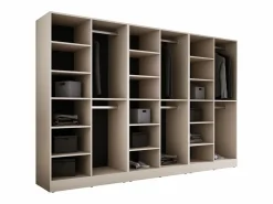 Armario: Arena / Vidrio Ranurado, 300 x 200 x 51 cm