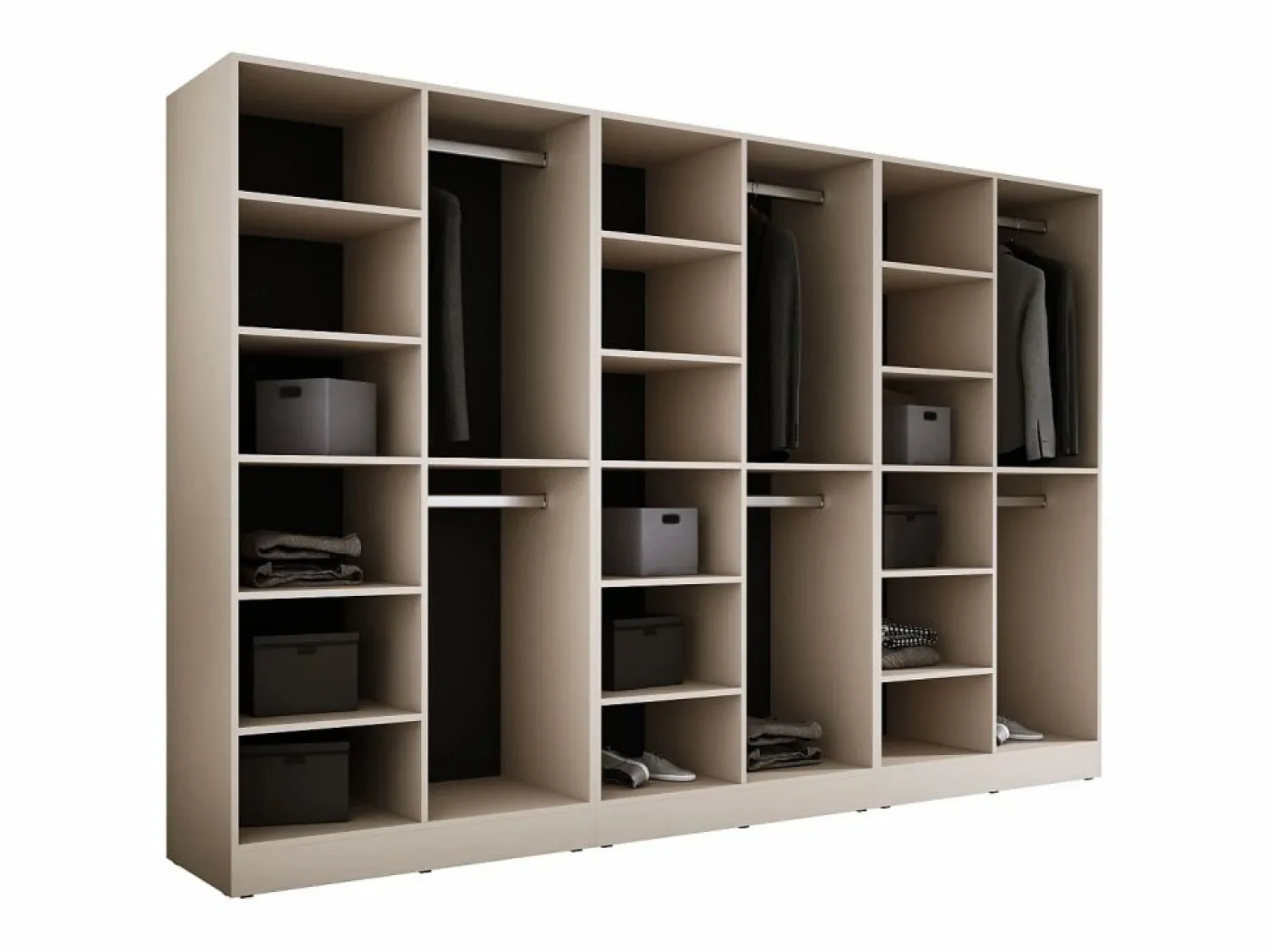 Online Armario: Arena, 300 x 200 x 51 cm Armario Abierto, Vestidor
