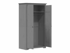 Hot vidaxl Armario BODO madera maciza de pino 99x53,5x173 cm Gris