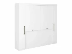 Vente-unique Armario cabecero L206 cm con almacenamiento en color - ANTERO