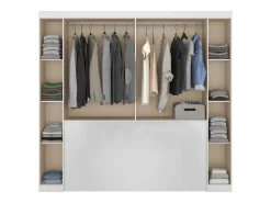 Vente-unique Armario cabecero L206 cm con almacenamiento en color - ANTERO
