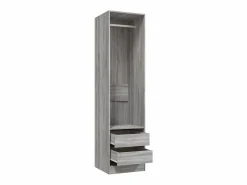 Clearance Armario con cajones contrachapado sonoma 50x50x200 cm ES932709 Armario Abierto, Vestidor
