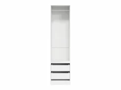Best vidaxl Armario con cajones de madera contrachapada 50x50x200 cm Blanco
