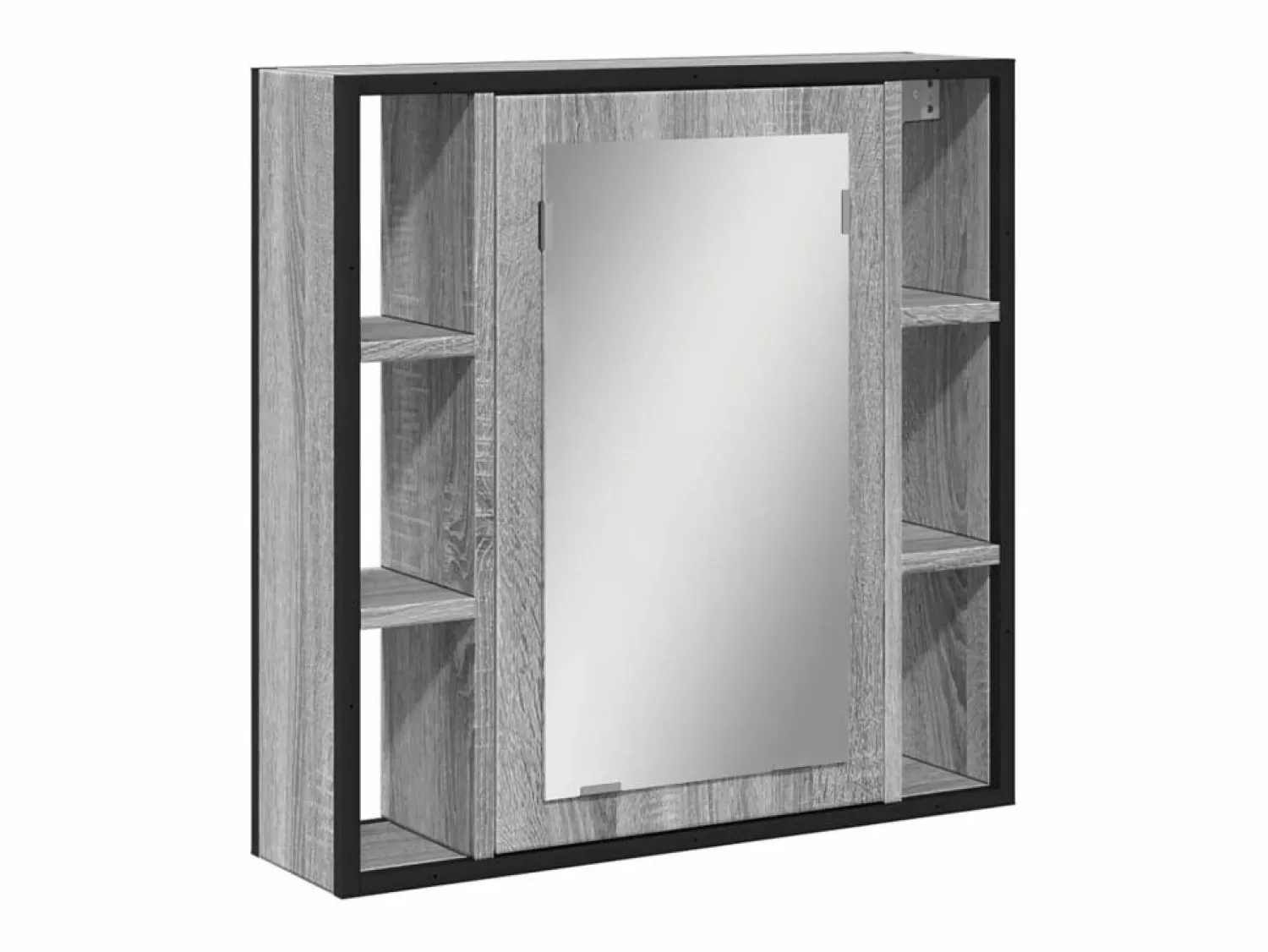 Hot Armario con espejo de baño madera Sonoma 60x16x60 cm ES614755 Mueble De Pared Para Baño