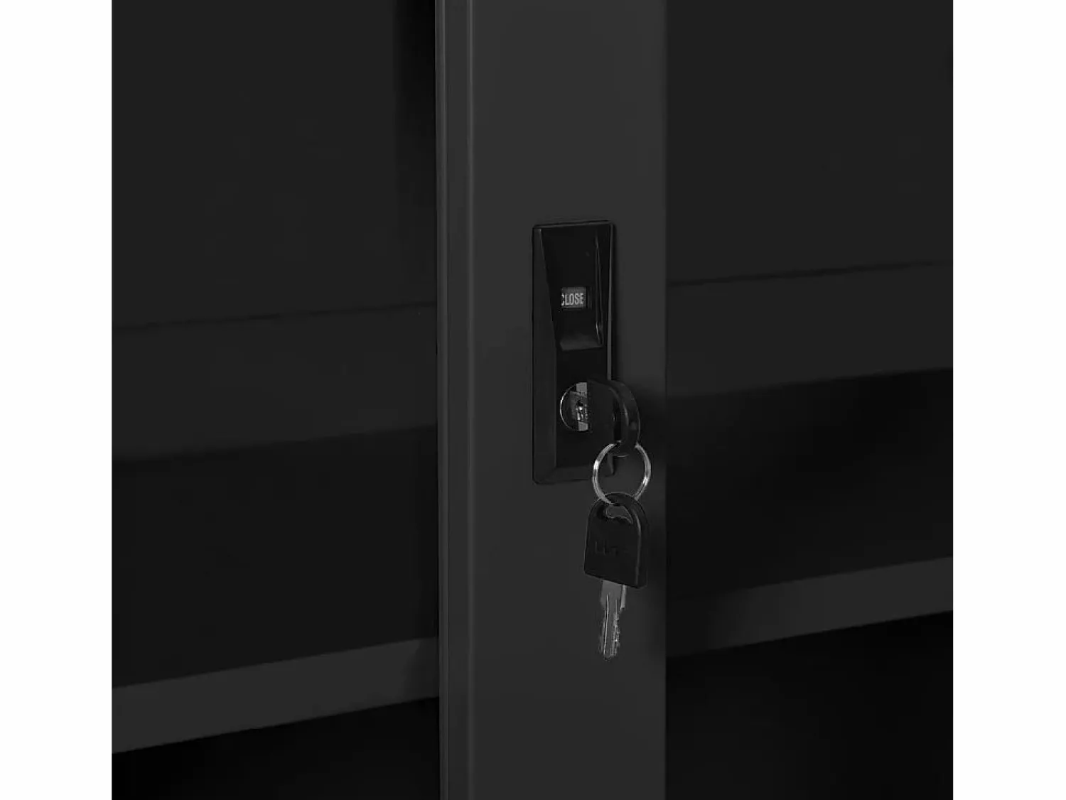 vidaxl Armario con puerta corredera acero antracita 90x40x90 cm Gris antracita