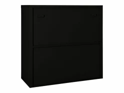 vidaxl Armario con puerta corredera acero 90x40x90 cm