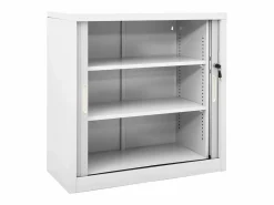 Discount Armario con puerta corredera acero 90x40x90 cm Cajonera De Escritorio