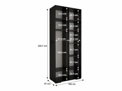 Sale Armario con puertas batientes Inova 1 236,7/300/47 Armario