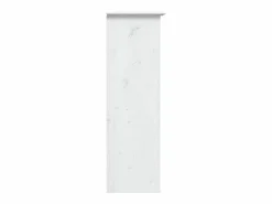 New Clicnbuy Armario con puertas de vidrio BODO madera maciza pino Blanco