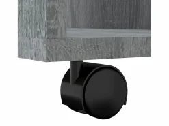 Best Armario con ruedas madera contrachapada Sonoma 60x35x75 cm Cajonera De Escritorio