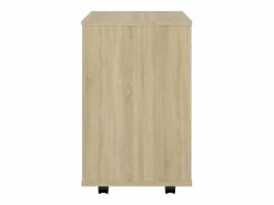 Hot Armario con ruedas madera contrachapada roble Sonoma 46x36x59cm Cajonera De Escritorio