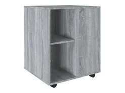 Discount Armario con ruedas madera contrachapada Sonoma 60x53x72 cm Cajonera De Escritorio