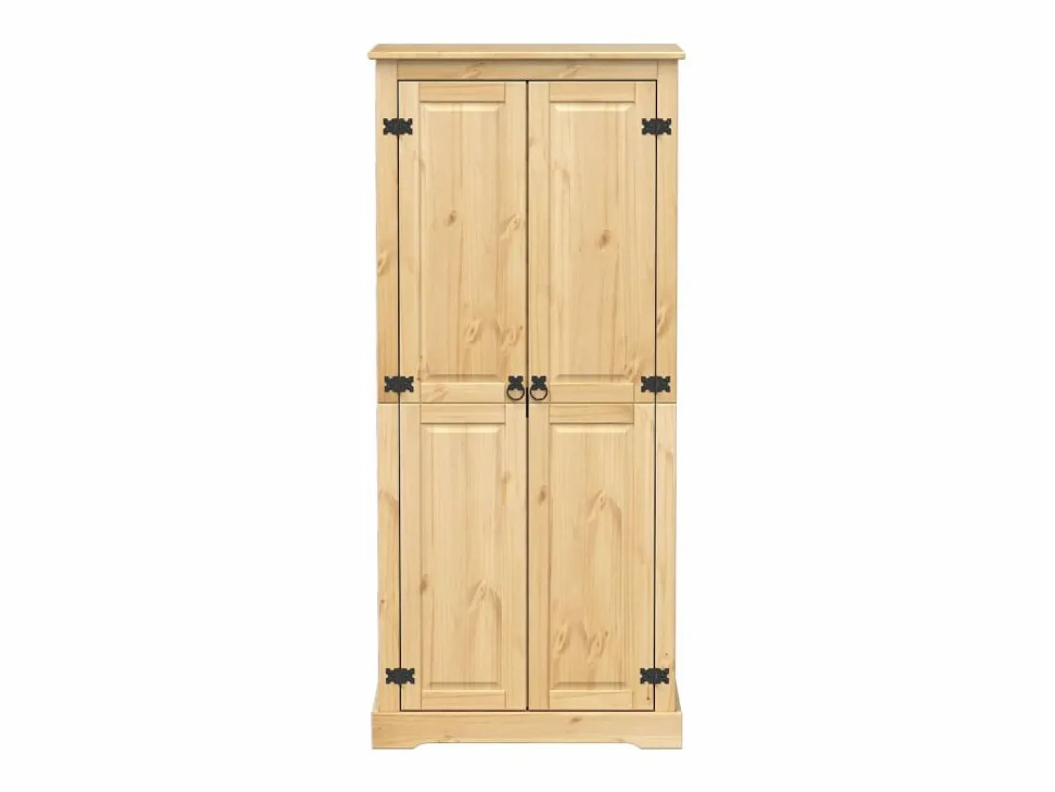 Best vidaxl Armario Corona madera maciza de pino 76x50x170 cm Color natural claro
