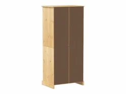Best vidaxl Armario Corona madera maciza de pino 76x50x170 cm Color natural claro