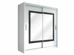 Best Armario corredero AUTLAN de 2 puertas con espejo, ancho 203 cm, color Armario