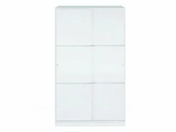 Clearance Loungitude Armario de 2 puertas correderas Max Blanco