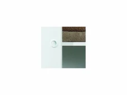 Clearance Loungitude Armario de 2 puertas correderas Max Blanco