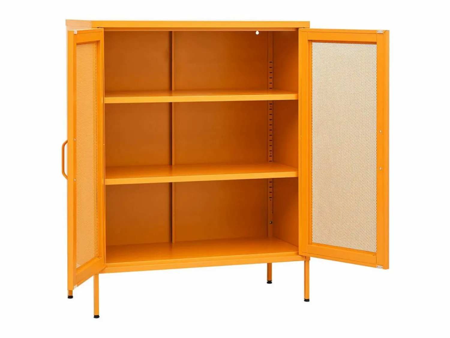 vidaxl Armario de almacenaje mostaza 80x35x101,5 cm Acero