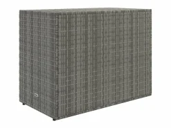 vidaxl Armario de almacenaje de jardín ratán PE 100x55,5x80 cm
