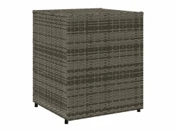 vidaxl Armario de almacenaje de jardín ratán PE 55x59x69 cm