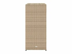 vidaxl Armario de almacenaje de jardín ratán PE 105x55x113 cm