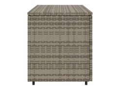 vidaxl Armario de almacenaje de jardín ratán PE 110x55x60,5 cm