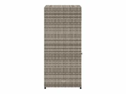 Sale vidaxl Armario de almacenaje de jardín ratán PE 55x55x111 cm Gris