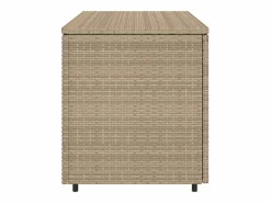 Outlet Armario de almacenaje de jardín ratán PE 110x55x60,5 cm Baúl De Jardín