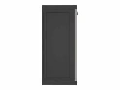 New Armario de almacenaje exterior PP y negro 65x37x85 cm ES254627 Gris