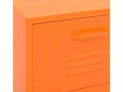 Hot Armario de almacenamiento acero 42,5x35x101,5 cm Cajonera De Escritorio
