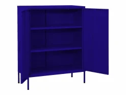 Outlet Armario de almacenamiento acero marino 80x35x101,5 cm Cajonera De Escritorio