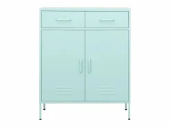 Sale vidaxl Armario de almacenamiento acero verde mint 80x35x101,5 cm Azul