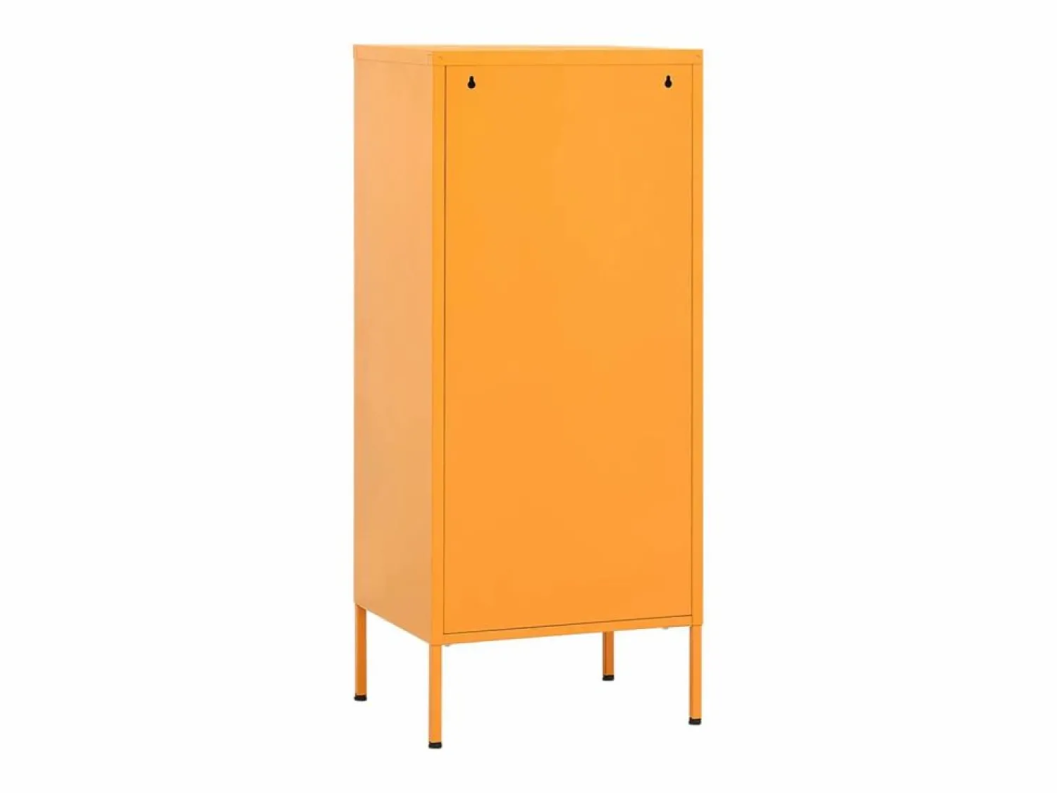 Outlet vidaxl Armario de almacenamiento acero mostaza 42,5x35x101,5 cm Amarillo