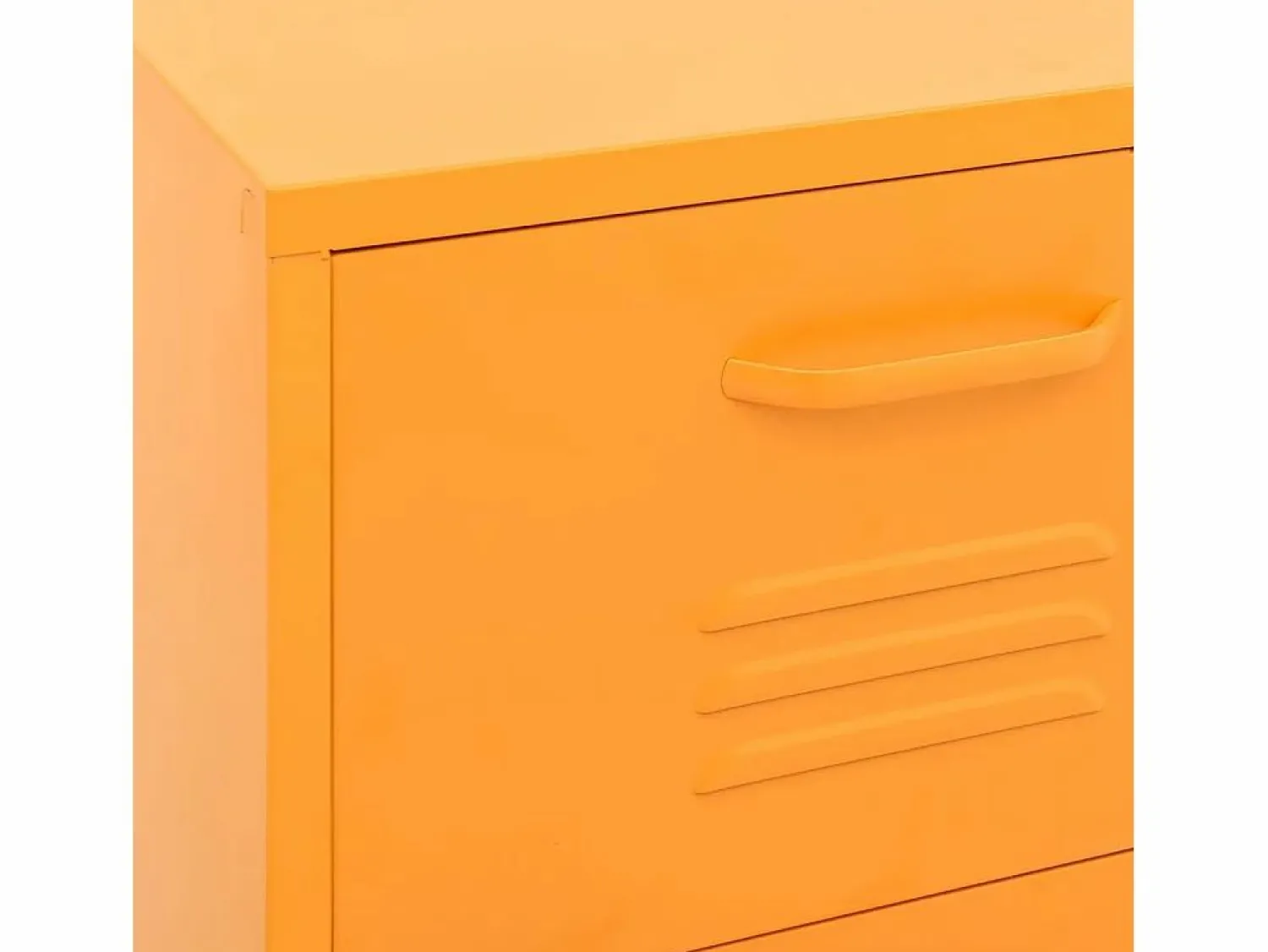 Outlet vidaxl Armario de almacenamiento acero mostaza 42,5x35x101,5 cm Amarillo